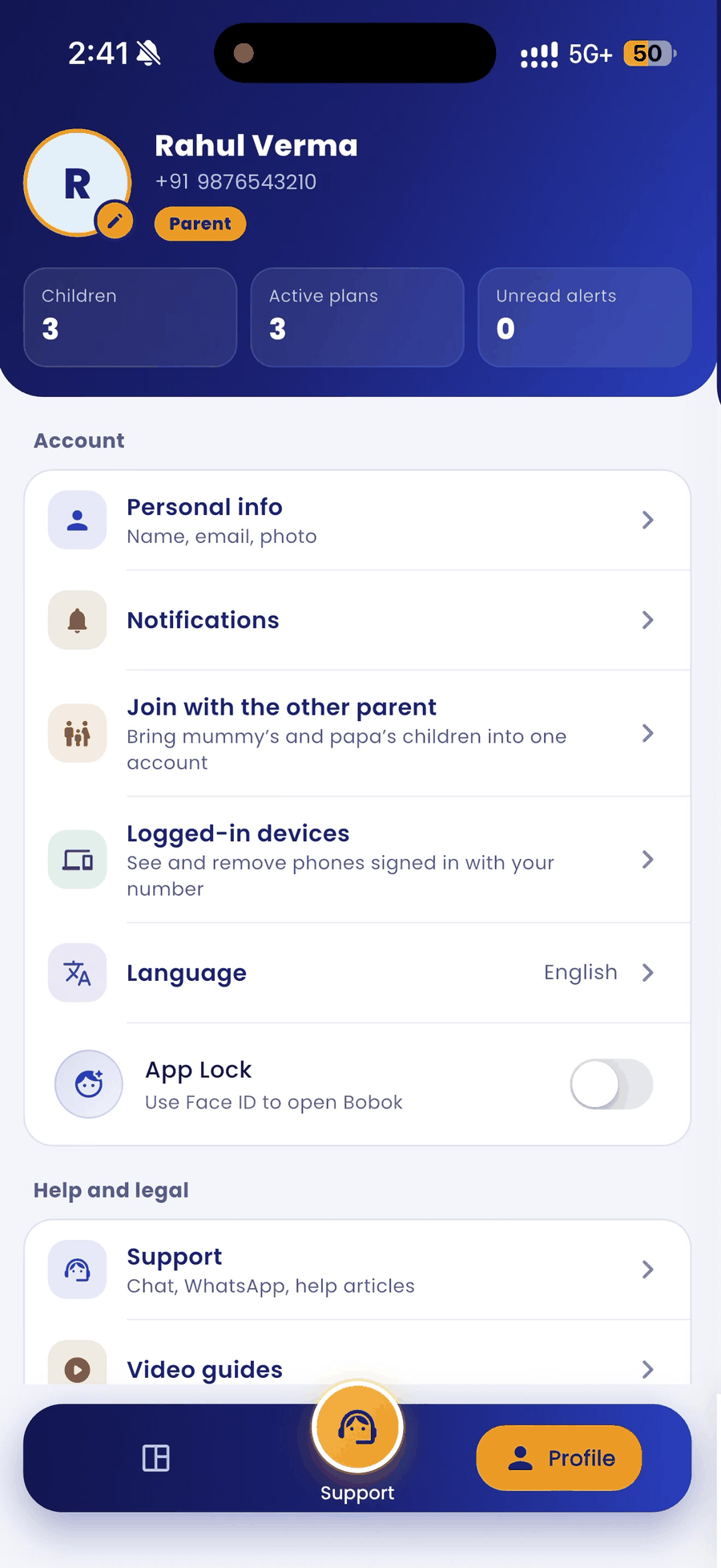 App Lock off