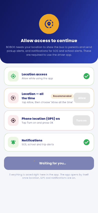 Android location