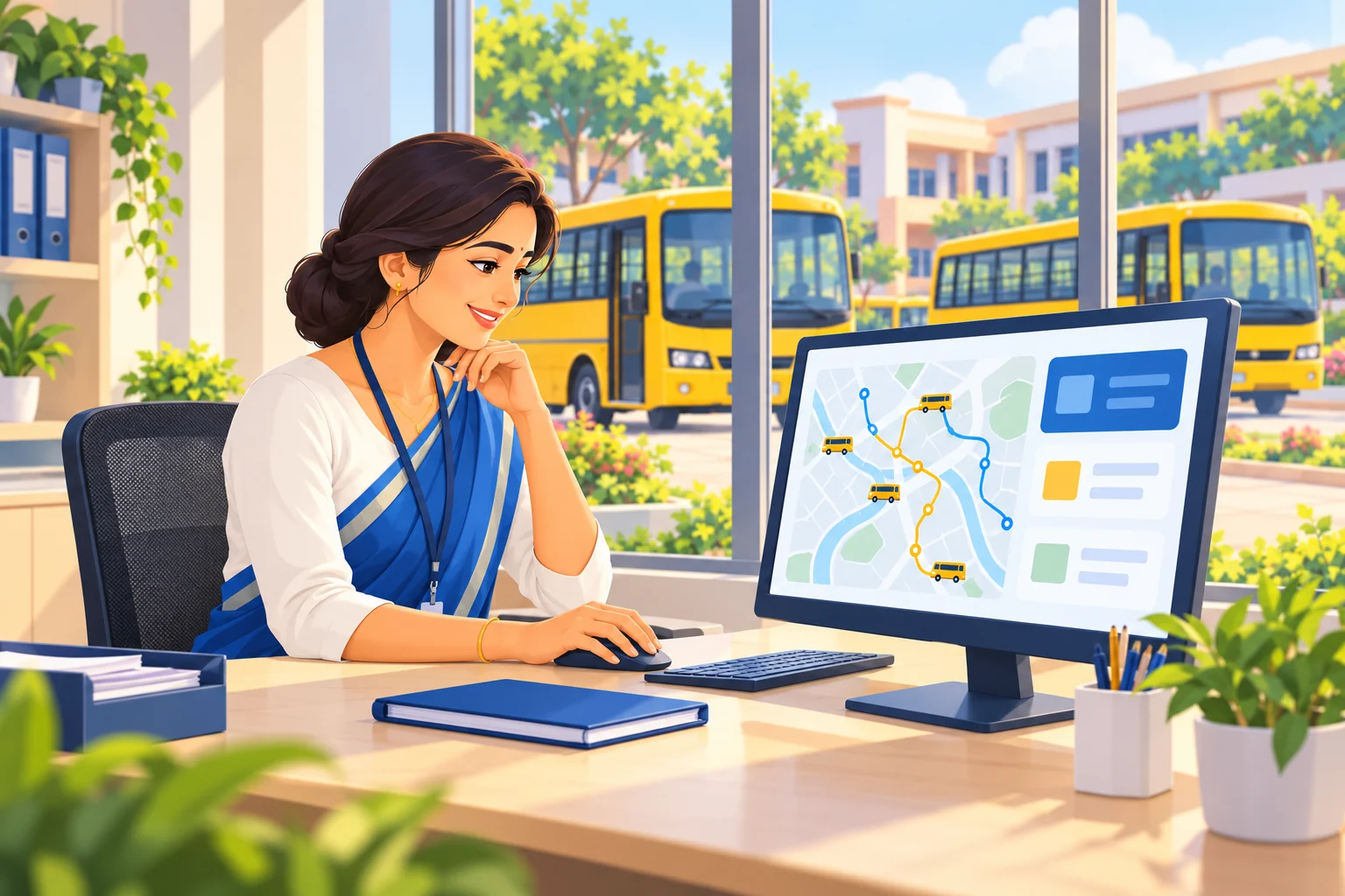 School transport management dashboard